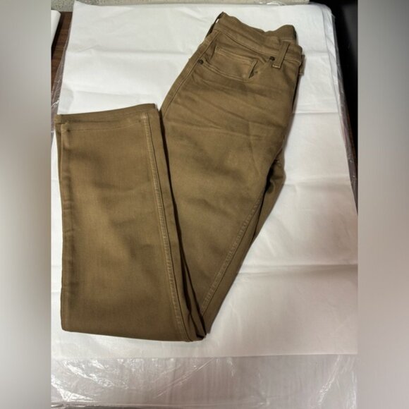 Paige Federal Pants Mens Brown Tan Stretch Straight 28 x 29 - Picture 4 of 6
